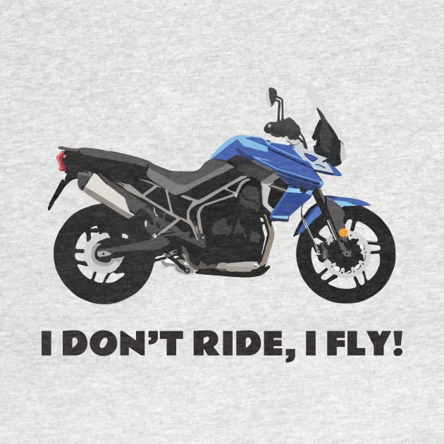 I don't ride, I fly! Triumph Tiger 800 XRx by WiredDesigns